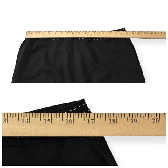 Boden Black Wool A line Mini Skirt, Size US12R, - Picture 11 of 11